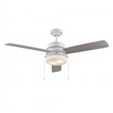 Trans Globe F-1025 WH - 2LT-52" FAN-3 BLADES-WH-1/2" ROD